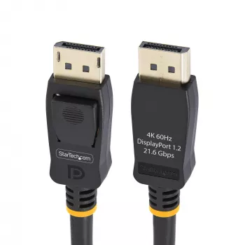 StarTech.com 2m (6.6ft) VESA-gecertificeerde DisplayPort-kabel – 10-pack – DisplayPort 1.2 kabel met vergrendeling, 4K 60Hz UHD, DP-naar-DP-kabel voor monitor, vergrendelbare DP-stekkers