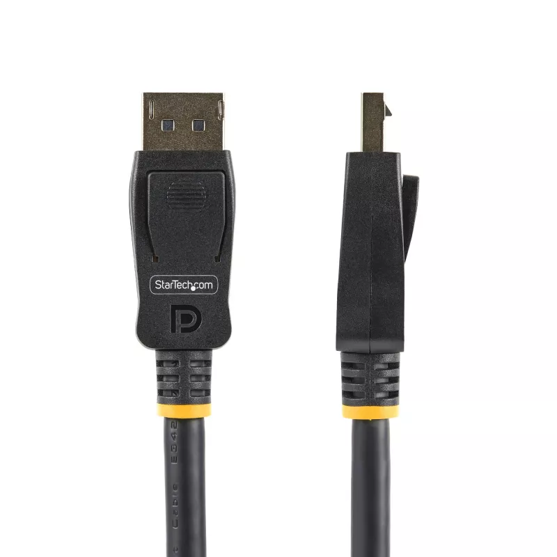 StarTech.com 2m (6.6ft) VESA-gecertificeerde DisplayPort-kabel – 10-pack – DisplayPort 1.2 kabel met vergrendeling, 4K 60Hz UHD, DP-naar-DP-kabel voor monitor, vergrendelbare DP-stekkers