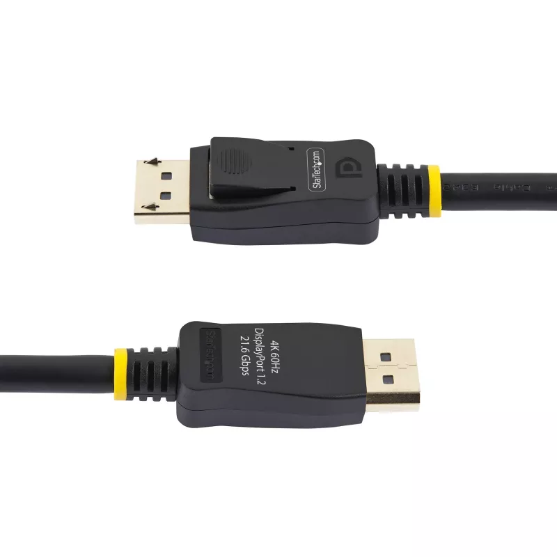 StarTech.com 2m (6.6ft) VESA-gecertificeerde DisplayPort-kabel – 10-pack – DisplayPort 1.2 kabel met vergrendeling, 4K 60Hz UHD, DP-naar-DP-kabel voor monitor, vergrendelbare DP-stekkers