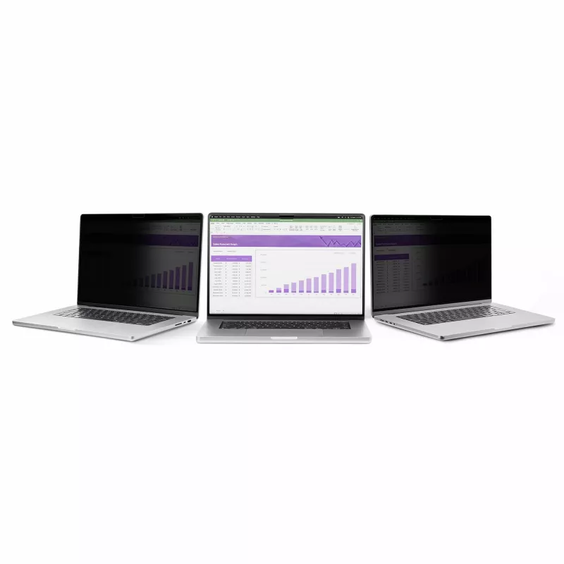 StarTech.com 13,3 inch 16:10 flip-up privacyfilter met touch, antireflecterend blauwlichtfilter, laptop beeldschermbescherming, +/- 30° kijkhoek