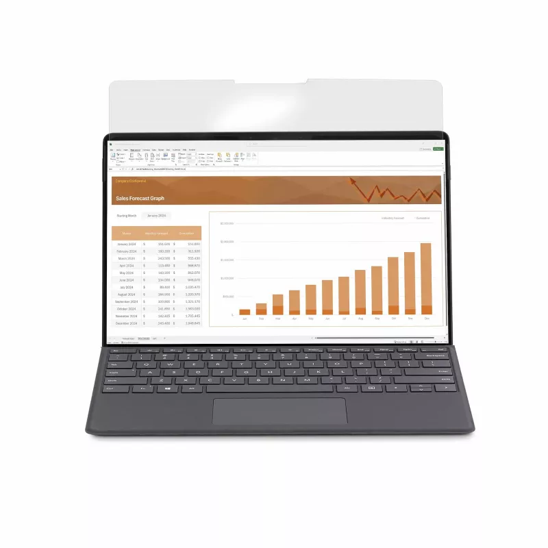 StarTech.com 4-weg 12.4 inch Surface Laptop Go 1/2/3 privacyfilter, staand/liggend, touch-geschikt, +/- 30° kijkhoek, blauwlichtreductie, matte afwerking