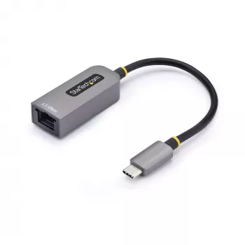 StarTech.com 2,5GbE USB-C naar Ethernet adapter, NBASE-T NIC, USB 3.0 Type-C 2,5/1G multi-speed netwerk, Thunderbolt-compatibel, Windows & Mac