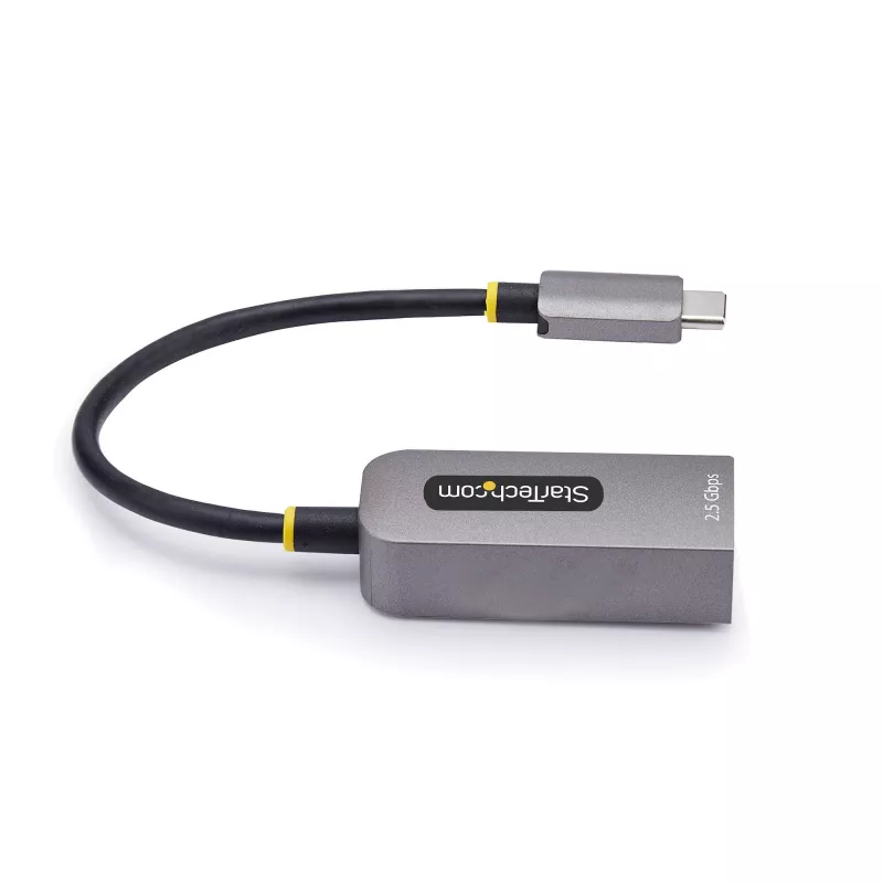StarTech.com 2,5GbE USB-C naar Ethernet adapter, NBASE-T NIC, USB 3.0 Type-C 2,5/1G multi-speed netwerk, Thunderbolt-compatibel, Windows & Mac