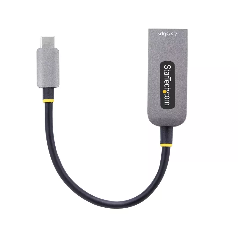 StarTech.com 2,5GbE USB-C naar Ethernet adapter, NBASE-T NIC, USB 3.0 Type-C 2,5/1G multi-speed netwerk, Thunderbolt-compatibel, Windows & Mac