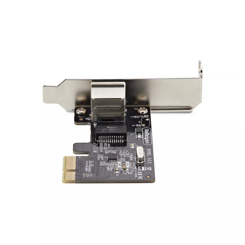 StarTech.com 1-poorts Gigabit PCIe netwerkadapterkaart, low-profile NIC, 10/100/1000Mbps PCI Express LAN-kaart, Realtek RTL8111H, Windows en Linux, TAA-conform