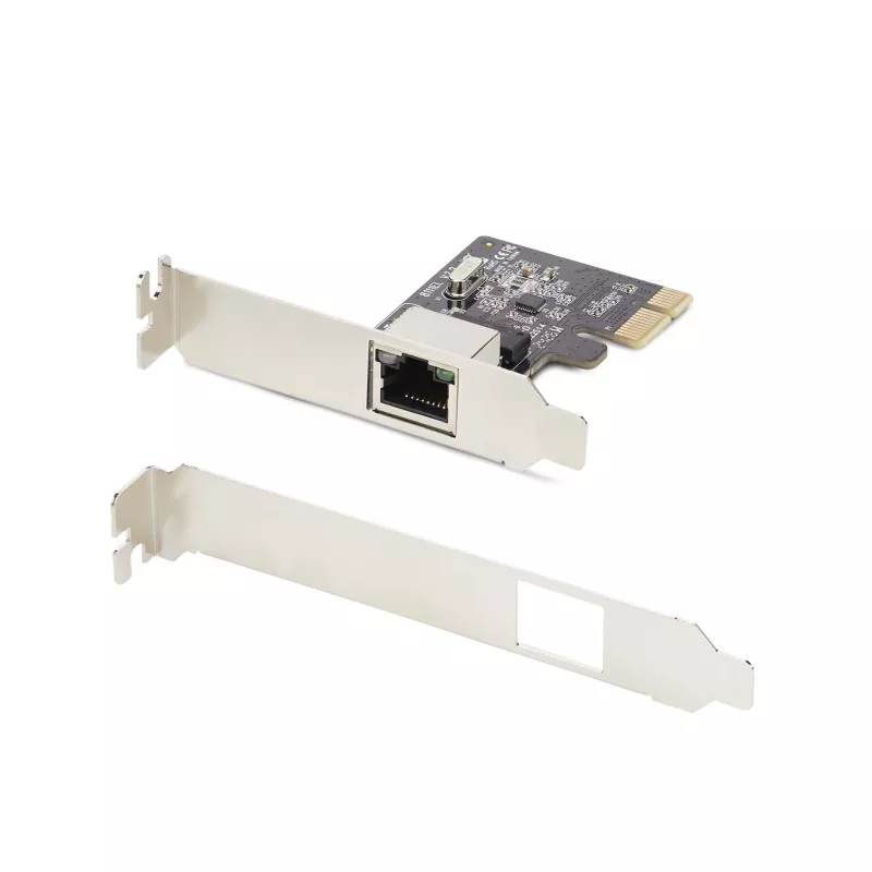 StarTech.com 1-poorts Gigabit PCIe netwerkadapterkaart, low-profile NIC, 10/100/1000Mbps PCI Express LAN-kaart, Realtek RTL8111H, Windows en Linux, TAA-conform