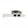 StarTech.com 2-poorts Gigabit PCIe netwerkkaart, 10/100/1000Mbit/s PCI Express NIC, dual Realtek RTL8111H, compatibel met Windows en Linux, TAA-conform