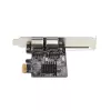 StarTech.com 2-poorts Gigabit PCIe netwerkkaart, 10/100/1000Mbit/s PCI Express NIC, dual Realtek RTL8111H, compatibel met Windows en Linux, TAA-conform