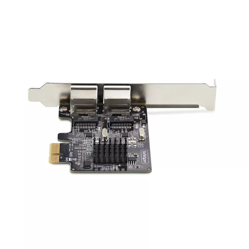 StarTech.com 2-poorts Gigabit PCIe netwerkkaart, 10/100/1000Mbit/s PCI Express NIC, dual Realtek RTL8111H, compatibel met Windows en Linux, TAA-conform
