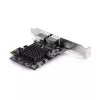 StarTech.com 2-poorts 5G Gigabit PCIe netwerkadapterkaart, 5G/2.5G/1G/100M/10M PCI Express LAN-kaart, Realtek RTL8126, Windows en Linux, TAA-conform
