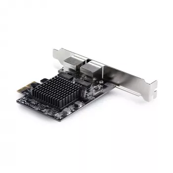 StarTech.com 2-poorts 5G Gigabit PCIe netwerkadapterkaart, 5G/2.5G/1G/100M/10M PCI Express LAN-kaart, Realtek RTL8126, Windows en Linux, TAA-conform