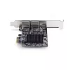 StarTech.com 2-poorts 5G Gigabit PCIe netwerkadapterkaart, 5G/2.5G/1G/100M/10M PCI Express LAN-kaart, Realtek RTL8126, Windows en Linux, TAA-conform