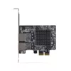 StarTech.com 2-poorts 5G Gigabit PCIe netwerkadapterkaart, 5G/2.5G/1G/100M/10M PCI Express LAN-kaart, Realtek RTL8126, Windows en Linux, TAA-conform