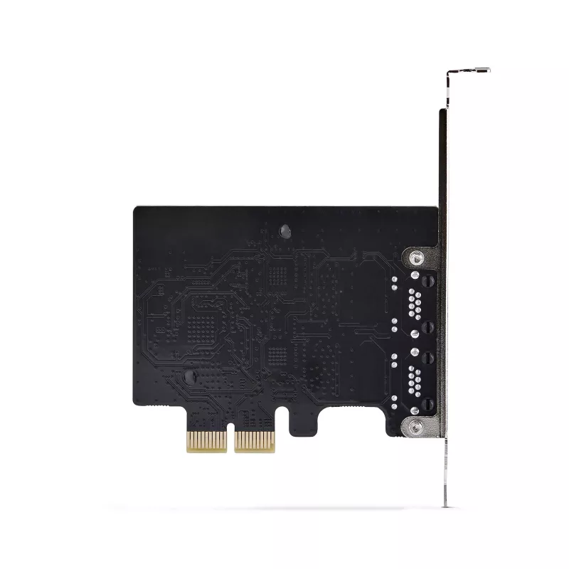 StarTech.com 2-poorts 5G Gigabit PCIe netwerkadapterkaart, 5G/2.5G/1G/100M/10M PCI Express LAN-kaart, Realtek RTL8126, Windows en Linux, TAA-conform