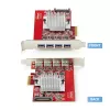 StarTech.com 4-poorts USB-A PCIe-kaart, USB 3.2 10 Gbit/s, PCI Express 3.0 uitbreidingskaart, 4x onafhankelijke USB-controller, Windows/Linux/macOS, TAA-conform