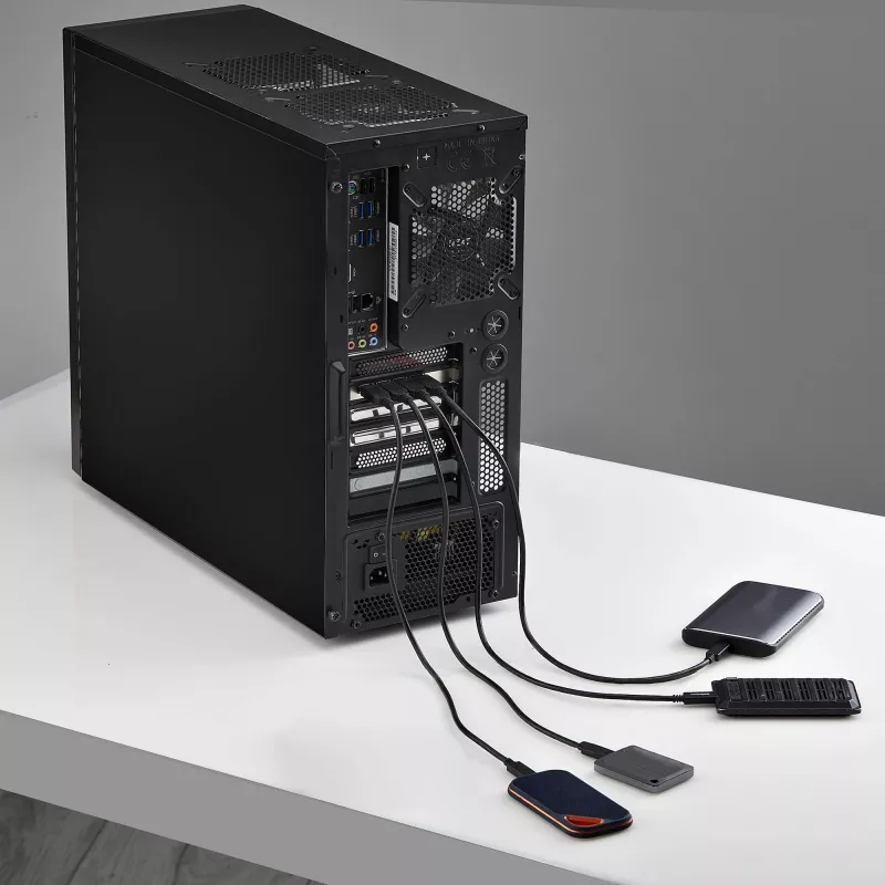 StarTech.com 4-poorts USB-A PCIe-kaart, USB 3.2 10 Gbit/s, PCI Express 3.0 uitbreidingskaart, 4x onafhankelijke USB-controller, Windows/Linux/macOS, TAA-conform