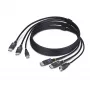 StarTech.com 1,8 m dual-DisplayPort en USB 5 Gbit/s KVM-kabel, 4K 60 Hz, universeel compatibel, DP 1.2/USB 3.0 combokabel voor dual-monitor KVM-switches