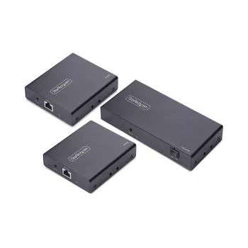 StarTech.com 2-poorts HDMI extender en splitter via CAT6, 4K 60Hz, tot 70 m, 1x2 HDMI over Ethernet distributieset met IR en Power over kabel