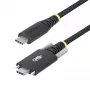 StarTech.com 10ft (3m) USB-C oplaadkabel, duurzaam en ultra-flexibel, zijdelingse schroefvergrendeling, 240W (5A) PD EPR, USB 2.0 laptop-oplaadkabel, USB-IF gecertificeerd, robuuste USB-C oplaadkabel