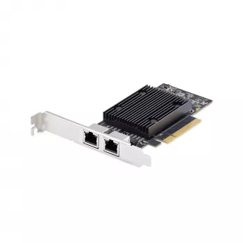 StarTech.com 2-poorts PCIe 10Gb Ethernet netwerkkaart, 10GbE netwerkinterfacekaart, Broadcom BCM57416 chipset, dual RJ45 10GBase-T/Gigabit, NIC-kaart, TAA