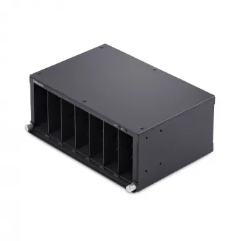 StarTech.com 7-slot unmanaged mediaconverter-chassis voor MCM mediaconverter-serie, volledige vermogensisolatie, actieve koeling, 10 inch rackmount, TAA-conform