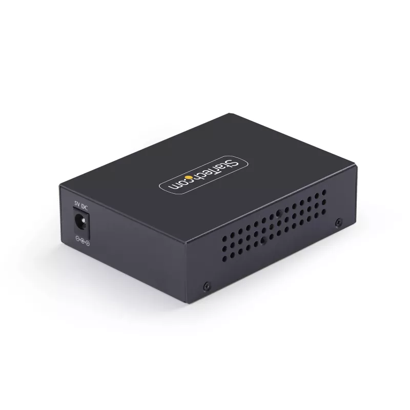 StarTech.com 10GbE multi-gigabit open SFP+ glasvezel mediaconverter, 10G/5G/2.5G/1G/100M, koper naar 10GBASE-X SFP+, singlemode, multimode, 16K jumbo frames, TAA