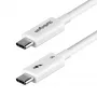 StarTech.com 3ft (1m) Thunderbolt 5 kabel, 80 Gbit/s/tot 120 Gbit/s, 240 W PD, 8K 60 Hz, gecertificeerde Thunderbolt-kabel, compatibel met Thunderbolt 4/USB4/USB-C – wit