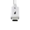 StarTech.com 3ft (1m) Thunderbolt 5 kabel, 80 Gbit/s/tot 120 Gbit/s, 240 W PD, 8K 60 Hz, gecertificeerde Thunderbolt-kabel, compatibel met Thunderbolt 4/USB4/USB-C – wit