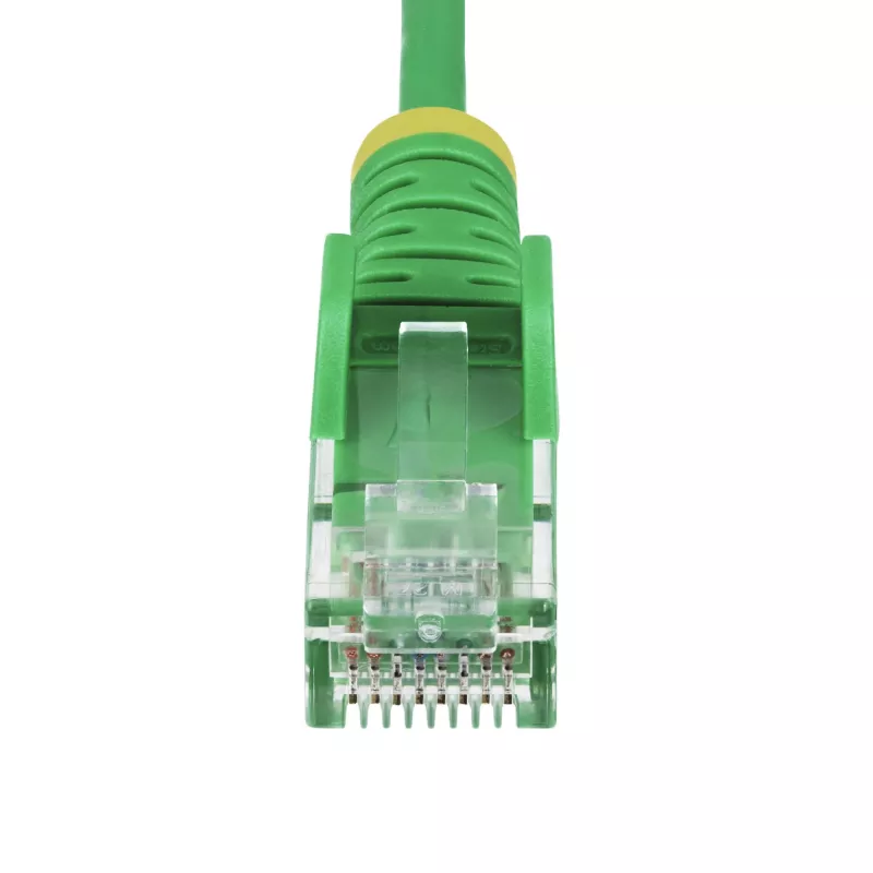 StarTech.com 1,5 m groene slanke CAT6 Ethernet-kabel, snagless, 100 W PoE, UTP, LSZH, 28AWG puur koperdraad, slanke RJ45 netwerk-patchkabel met trekontlasting, individueel getest