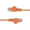 StarTech.com 1m oranje slanke CAT6 Ethernet-kabel, snagless, 100W PoE, UTP, LSZH, 28AWG puur blank koperdraad, slanke RJ45 netwerk-patchkabel met trekontlasting, individueel getest