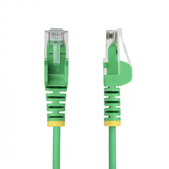 StarTech.com 7m slanke CAT6 Ethernet-kabel groen, rastnasengeschützt, 100W PoE, UTP, LSZH, 28AWG zuiver blank koper, slanke RJ45 netwerk-patchkabel met trekontlasting, individueel getest