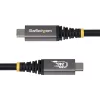 StarTech.com 50cm (1,6ft) USB4-kabel, 80Gbit/s, USB-IF-gecertificeerd USB-C-kabel, 240W PD, 8K 120Hz/4K 240Hz DP2.1 DP80, TPE-mantel, Thunderbolt 4-compatibel – zwart USB-C-kabel