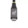 StarTech.com 50cm (1,6ft) USB4-kabel, 80Gbit/s, USB-IF-gecertificeerd USB-C-kabel, 240W PD, 8K 120Hz/4K 240Hz DP2.1 DP80, TPE-mantel, Thunderbolt 4-compatibel – zwart USB-C-kabel