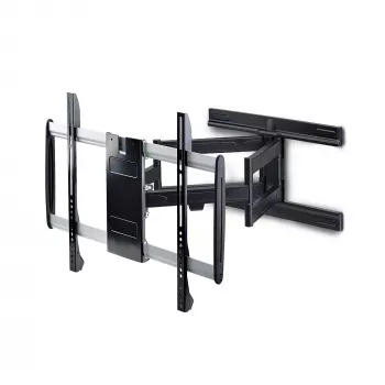 StarTech.com ultradunne, kantelbare tv-muurbeugel voor flatscreens tot 65 inch en 45 kg, VESA 600x400, TAA-conforme low-profile beugel
