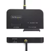 StarTech.com USB-C/USB-A naar M.2 NVMe en 2,5 inch/3,5 inch SATA-adapter, 10 Gbit/s, gereedschapsloze externe SSD-harde-schijflezer, B+M/M-Key