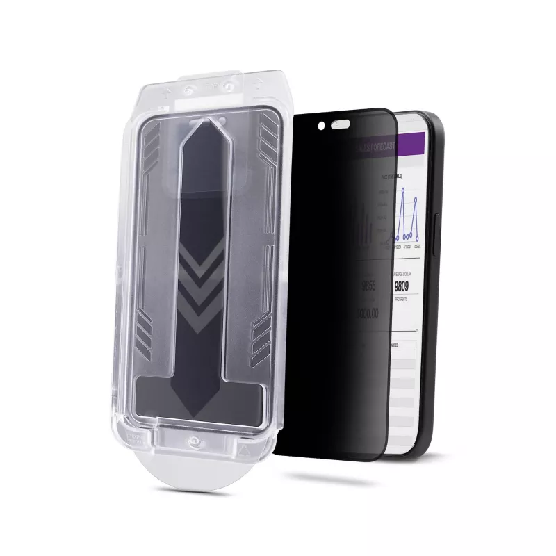 StarTech.com 4-weg 360-privacyfolie voor iPhone 16 Plus, ondersteunt staand/liggend, touchbediening, beschermglas, 4-weg filter, TAA