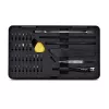 StarTech.com 40-delige computerreparatie-toolkit voor laptop/pc/elektronica/telefoon, 30-bit precisieschroevendraaierset, afneembaar deksel met magneetmat, hefwerktuigen