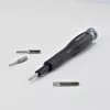 StarTech.com 40-delige computerreparatie-toolkit voor laptop/pc/elektronica/telefoon, 30-bit precisieschroevendraaierset, afneembaar deksel met magneetmat, hefwerktuigen
