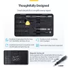 StarTech.com 40-delige computerreparatie-toolkit voor laptop/pc/elektronica/telefoon, 30-bit precisieschroevendraaierset, afneembaar deksel met magneetmat, hefwerktuigen