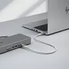 StarTech.com 1,5m USB4-kabel, 80Gbit/s, USB-IF-gecertificeerd USB-C-kabel, 240W PD, 8K 120Hz/4K 240Hz DP2.1 DP80, TPE-mantel, Thunderbolt 4-compatibel – wit USB-C-kabel