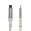 StarTech.com 3 m (10 ft) USB4-kabel, 20 Gbit/s, USB-IF-gecertificeerd USB-C-kabel, 60 W PD, 4K 120 Hz DP 1.4, TPE-mantel, wit USB-C-kabel