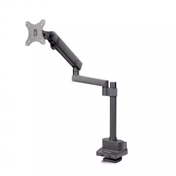 StarTech.com bureau-monitorarm, voor beeldschermen tot 40 inch/8 kg, mechanische veerondersteunde arm, C-klem/bureau-doorvoer, installatie van bovenaf, gereedschapsloze afstelling