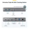 StarTech.com 199UE-USBC-DOCK laptop-dockingstation/poortreplicator bedraad USB 3.2 Gen 2 (3.1 Gen 2) Type-C grijs