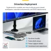 StarTech.com 199UE-USBC-DOCK laptop-dockingstation/poortreplicator bedraad USB 3.2 Gen 2 (3.1 Gen 2) Type-C grijs