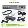 StarTech.com 199UE-USBC-DOCK laptop-dockingstation/poortreplicator bedraad USB 3.2 Gen 2 (3.1 Gen 2) Type-C grijs