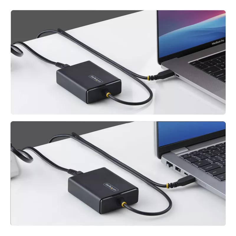 StarTech.com 100W USB-C laptop-oplader met 1,5 m vast verbonden USB-C-kabel, voeding voor Dell, XPS, HP ProBook, MacBook Pro, Microsoft Surface Pro