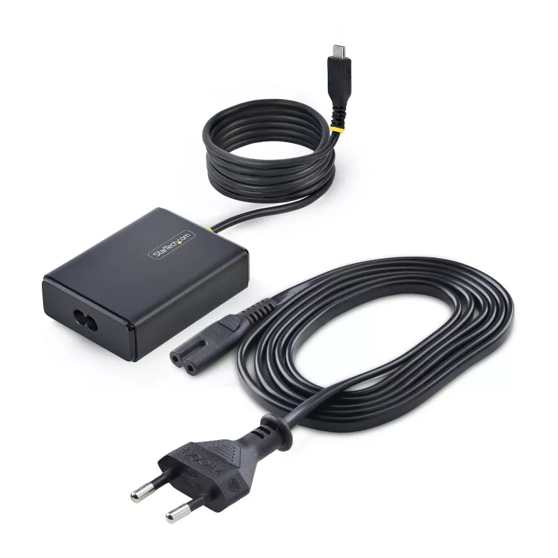 StarTech.com 100W USB-C laptop-oplader met 1,5 m vast verbonden USB-C-kabel, voeding voor Dell, XPS, HP ProBook, MacBook Pro, Microsoft Surface Pro