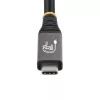 StarTech.com 3m (10ft) USB4-kabel, 20 Gbit/s, USB-IF-gecertificeerd USB-C-kabel, 60W PD, 4K 120Hz DP 2.1, TPE-mantel, zwart USB-C-kabel