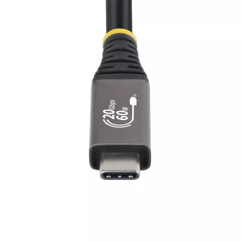 StarTech.com 3m (10ft) USB4-kabel, 20 Gbit/s, USB-IF-gecertificeerd USB-C-kabel, 60W PD, 4K 120Hz DP 2.1, TPE-mantel, zwart USB-C-kabel