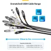 StarTech.com 3m (10ft) USB4-kabel, 20 Gbit/s, USB-IF-gecertificeerd USB-C-kabel, 60W PD, 4K 120Hz DP 2.1, TPE-mantel, zwart USB-C-kabel